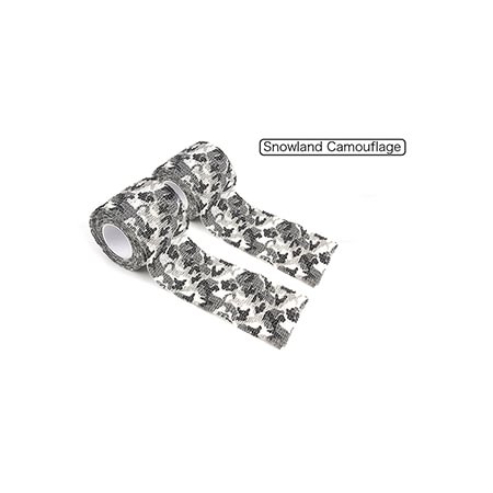 Acxeon 2 Rolls Self-adhesive Non-woven Outdoor Camouflage Wrap Rifle Hunting Cycling Tape Waterproof Camo Stealth Tape Deutsche Aktionsprodukte Full Strike Gmbh