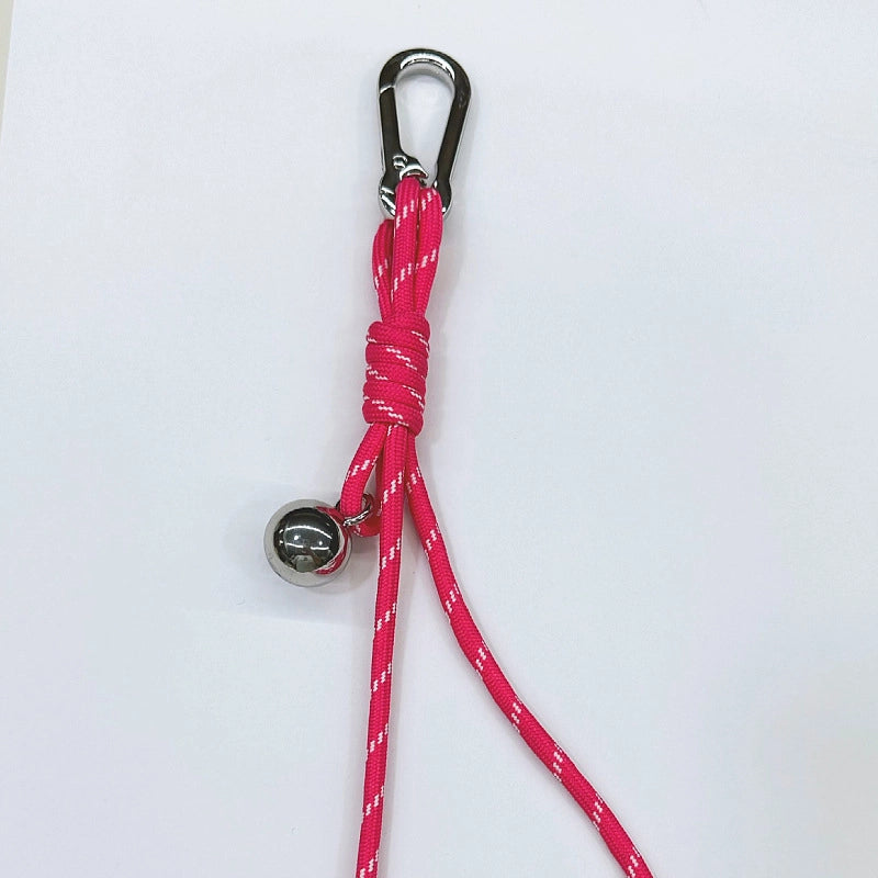 Colorful Woven Lanyard Miu Home Bag Hanging Creative Keychain Ball Pendant Pendant Couple Braided Pendant