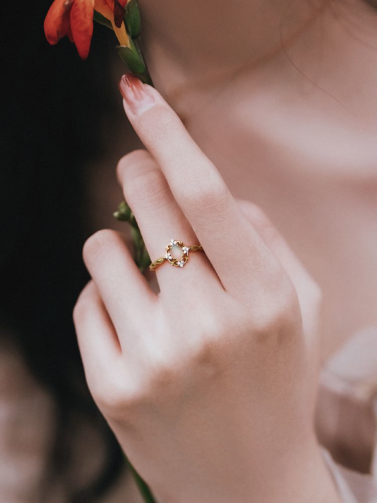 Ophelia Moonstone Ring