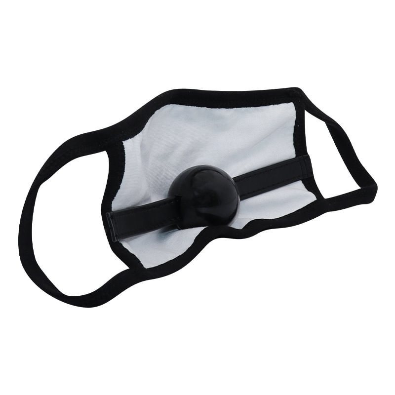 Bdsm Mask Mouth Ball Gag Flirting Sex Toy For Adults 