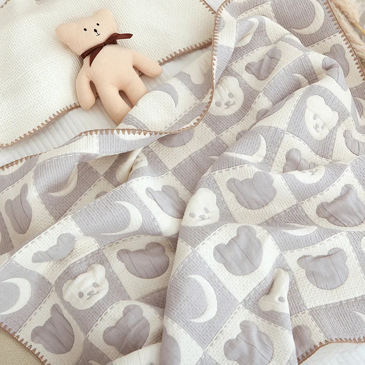 Baby Multifunction Animal Moon Filbert Pillow Towel Blanket