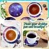 6pcs DIY Starry Sky Diamond Painting Acrylic Coasters