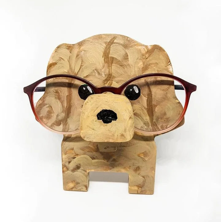 Amos-Handmade Cocker Spaniel Glasses Stand Art Gift