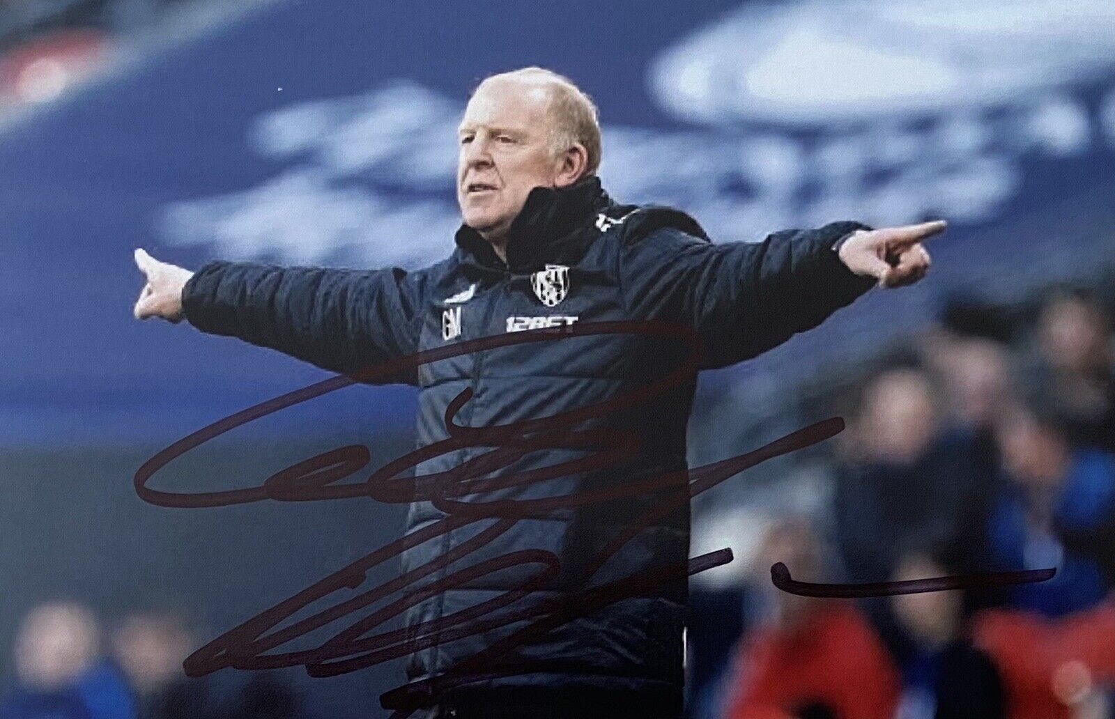 Gary Megson Genuine Hand Signed West Brom 6X4 Photo Poster painting 2