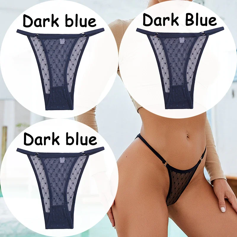 Billionm Panties Lace G-string Thong Women's Underwear Mesh Transparent Lingerie Low-Waist Female Briefs Soft Women's Underpants
