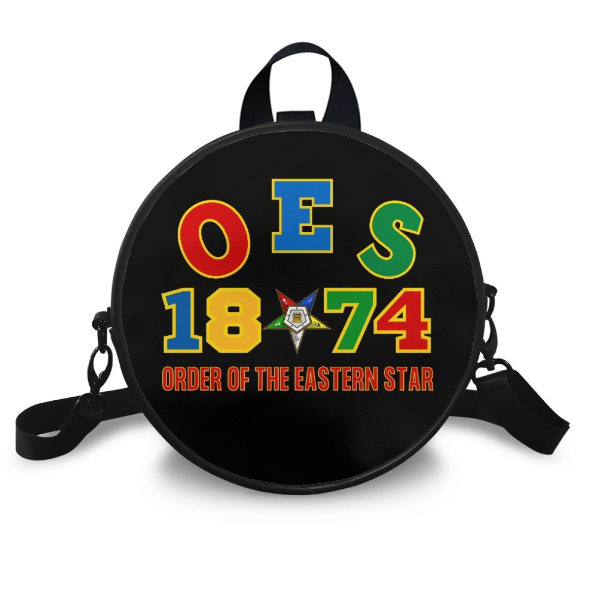 Fashion PU Round Handbag