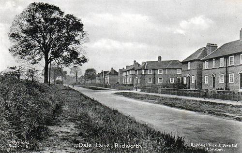 BLIDWORTH, NOTTINGHAM 'Dale Lane' Vintage Photo Poster paintinggraph - reprint