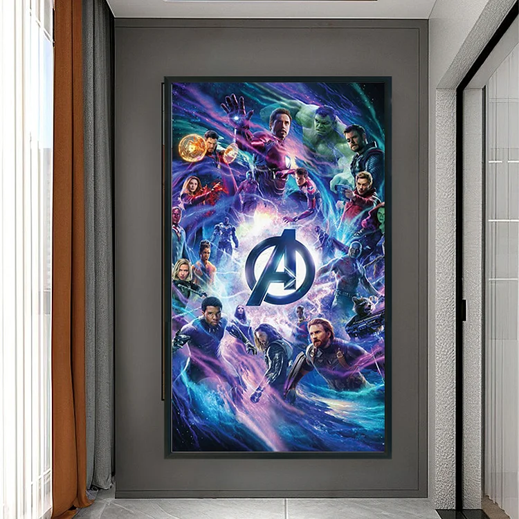 Marvel All Star 70*120CM(Canvas) Full Round Drill Diamond Painting