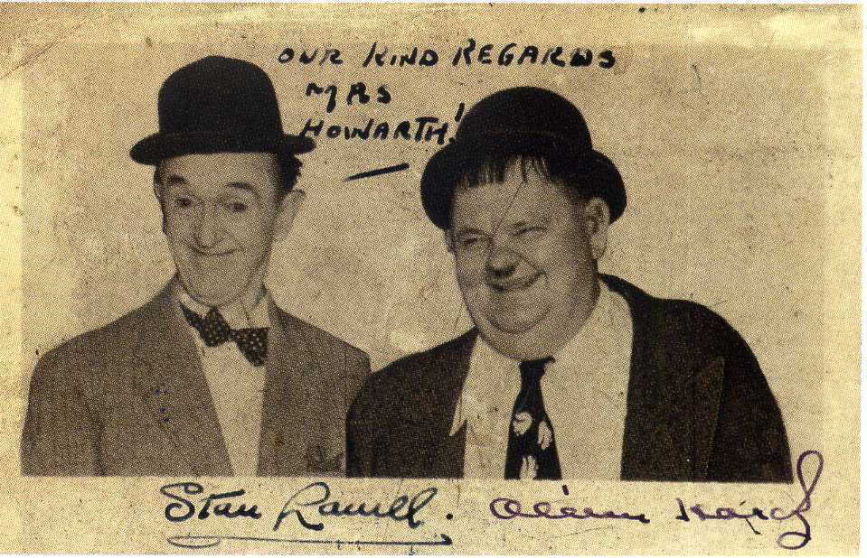 STAN LAUREL & OLIVER HARDY Signed Photo Poster paintinggraph - Comedy Film Actors - preprint