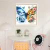 Colorful Butterfly-11CT Stamped Cross Stitch 45*45cm/17.72*17.72in