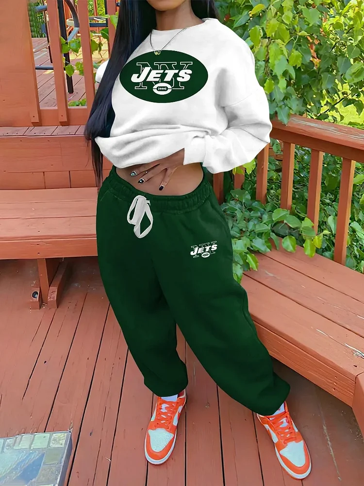 New York Jets Sportswear Crewneck Sweatshirt Suit