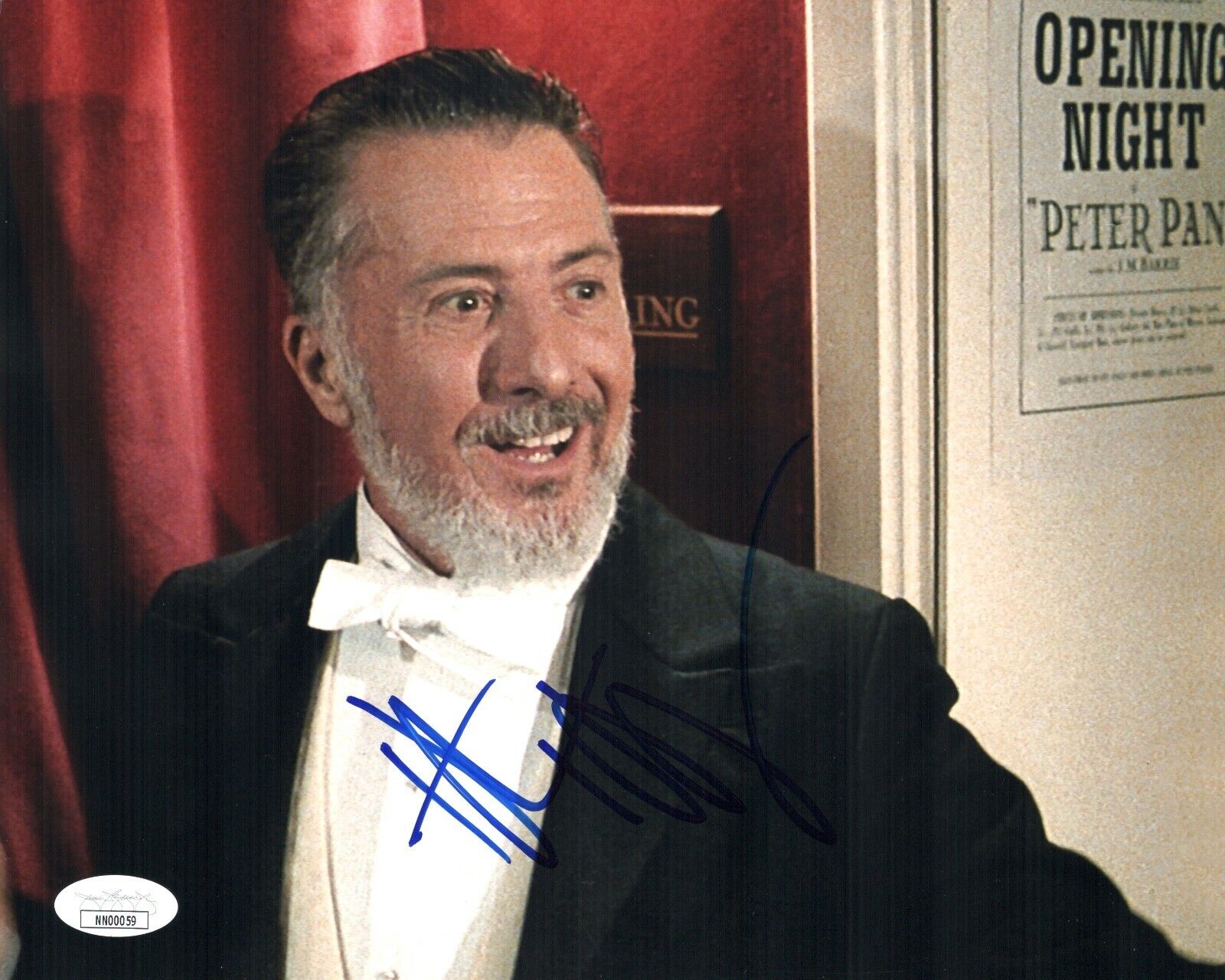 DUSTIN HOFFMAN Signed FINDING NEVERLAND / PETER PAN 8x10 Photo Poster painting Autograph JSA COA