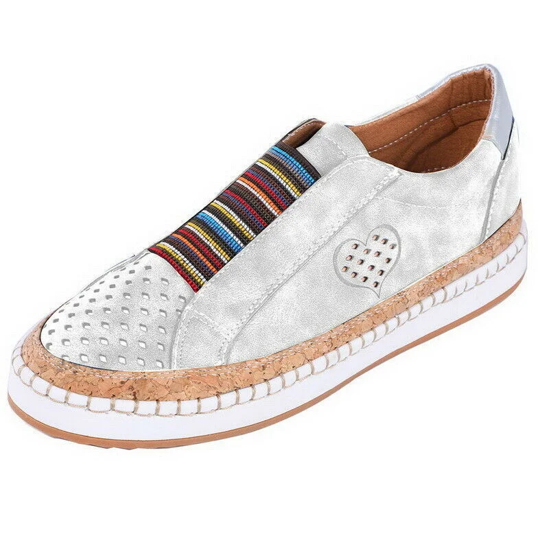 Women's Breathable Hollow Loafers Walking Casual Flats