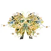 3D Jigsaw Puzzle Kit Butterfly Desktop Office Decoration Flower and Butterfly Assembled Metal Insects Puzzles for Beginner To Build Birthday Xmas Gifts