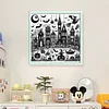 Halloween House-11CT Stamped Cross Stitch 50*50cm/19.69*19.69in