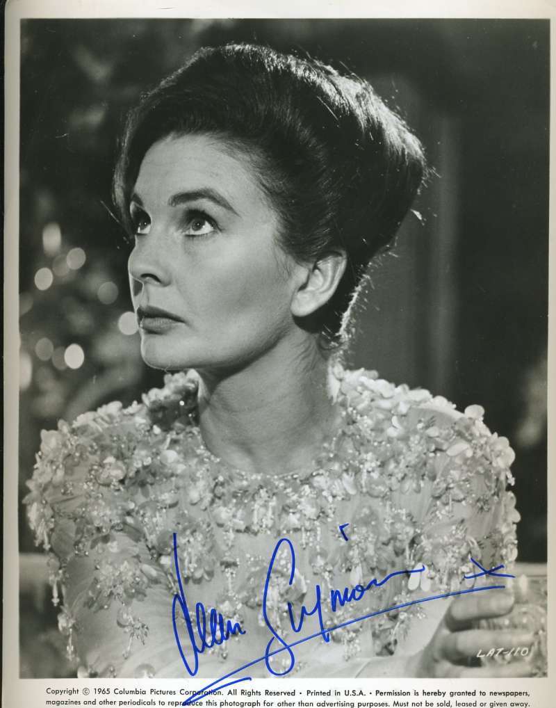 Jean Simmons Psa/dna Signed 8x10 Photo Poster painting Authenticated Autograph