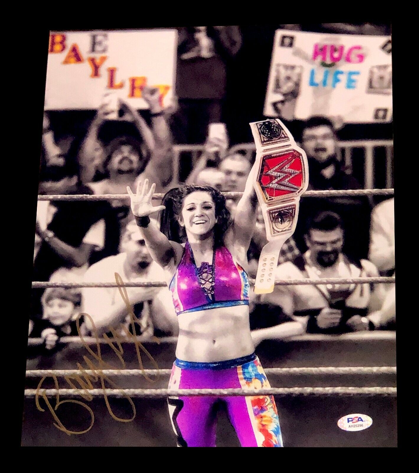 WWE BAYLEY HAND SIGNED AUTOGRAPHED 14X11 WRESTLING Photo Poster painting WITH PSA DNA COA RARE