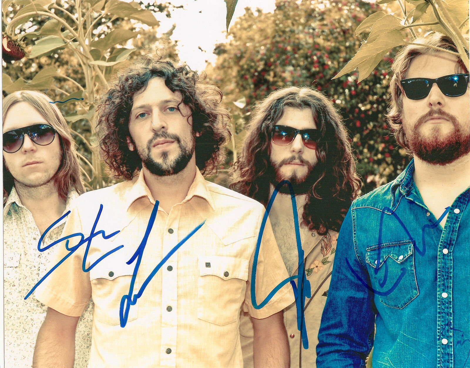 The Sheepdogs Band Autographed Signed 8x10 Photo Poster painting COA