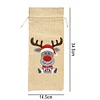 5D DIY Special Shaped Drill Diamond Painting Christmas Deer Wine Bottle Bags Covers Kits