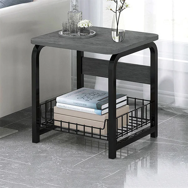 GLVEE Simple Light Luxury Mobile Side Table 