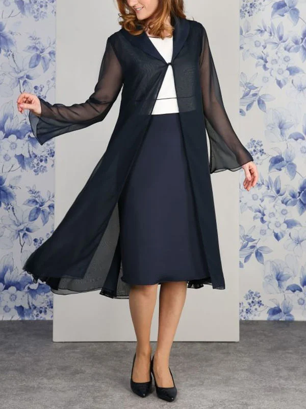 delicately soft chiffon elegance women's dress