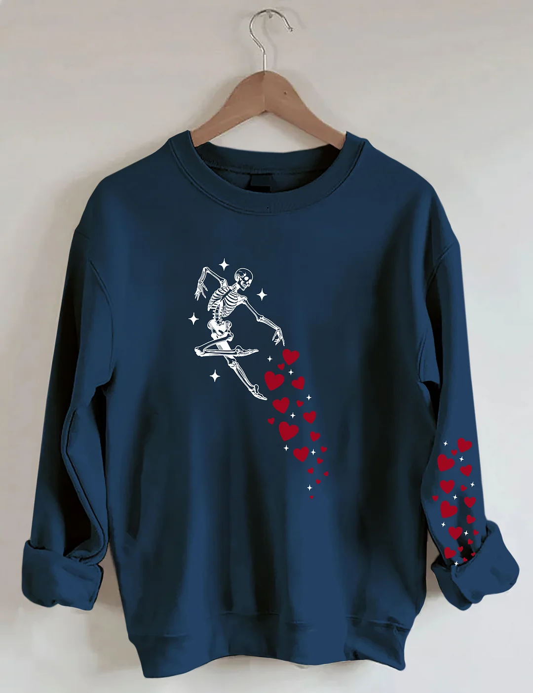 Valentines Day Skeleton Sweatshirt