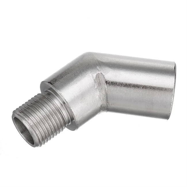 M18 x1.5 O2 Oxygen Sensor Extender 45 Degree 