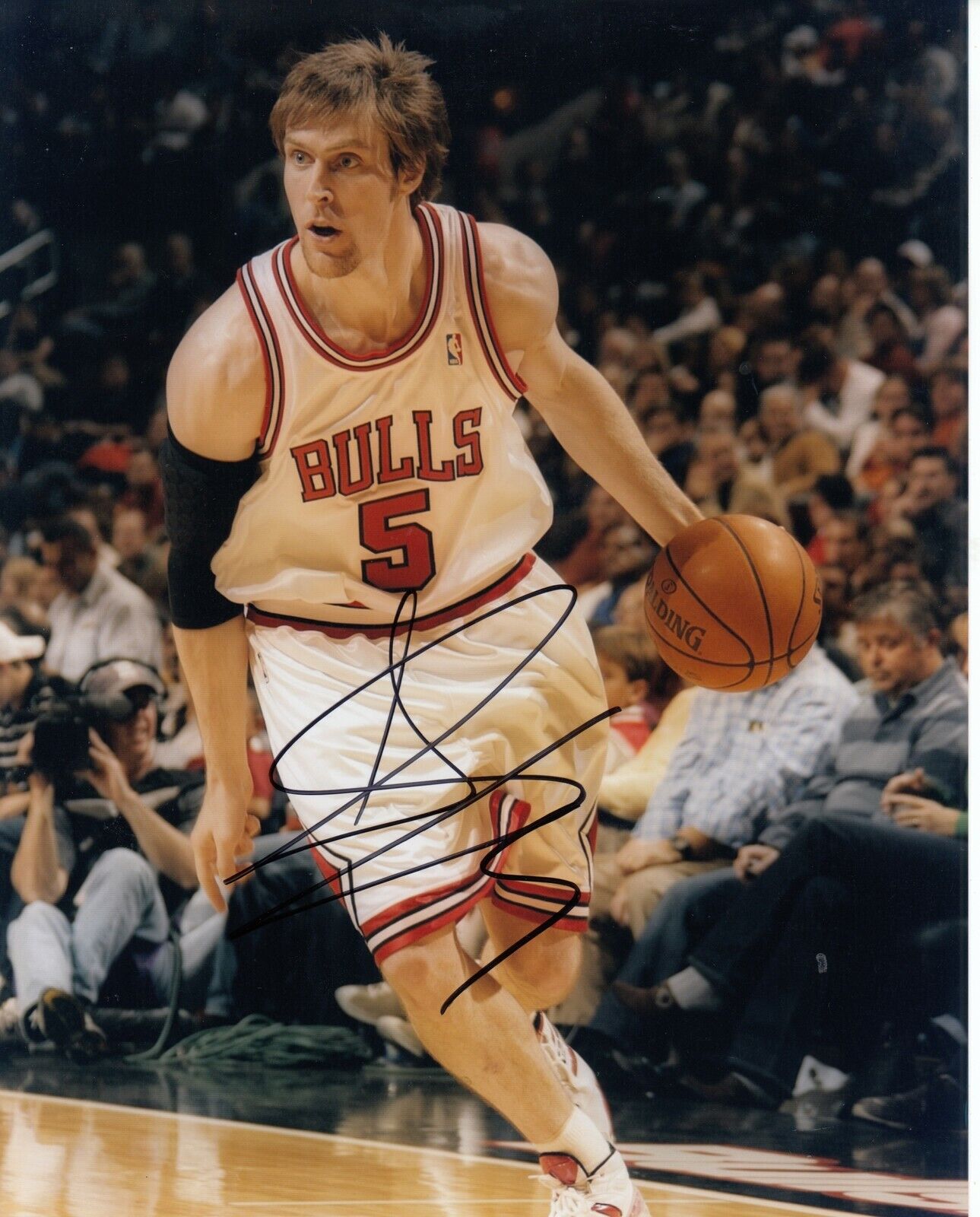 Andres Nocioni #0 8x10 Signed Photo Poster painting w/ COA Chicago Bulls