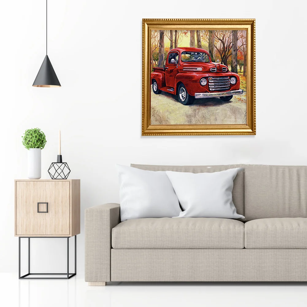 Car - Full Round Diamond Painting 30x30cm