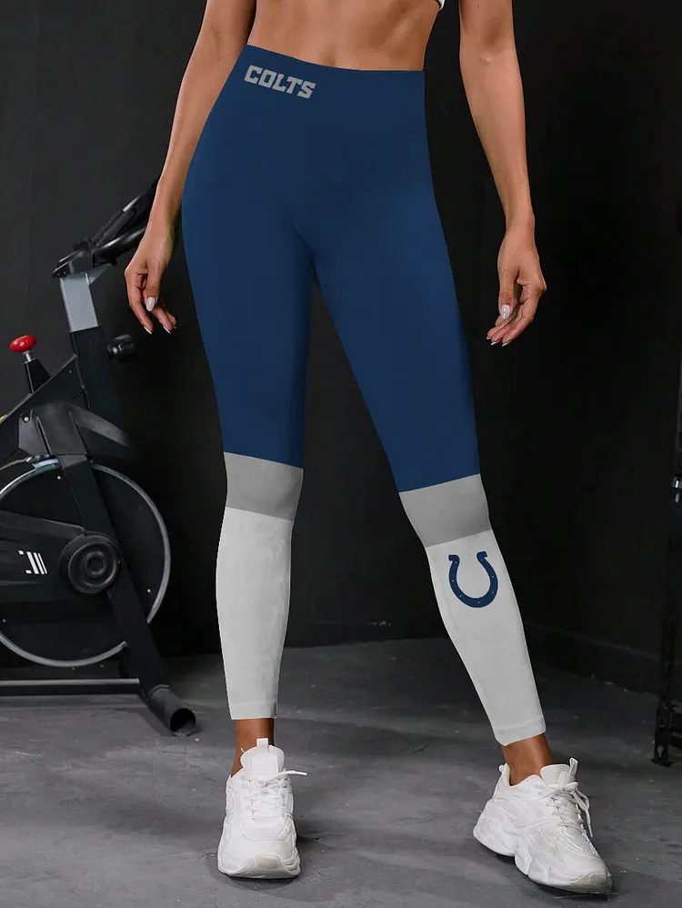 Indianapolis Colts High Waist Push Up Printed Leggings