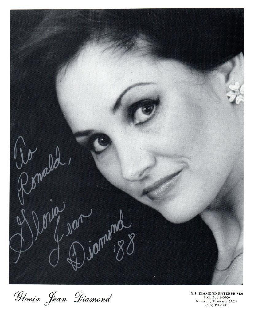 Gloria Jean Diamond Autographed 8x10 Photo Poster painting signed Picture + COA