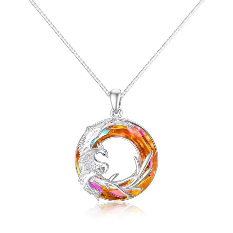 For Daughter/Granddaughter - S925 I Will Be There for You Through Them All Phoenix Necklace