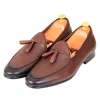 Mens Tassel Loafers Dress Shoes Business