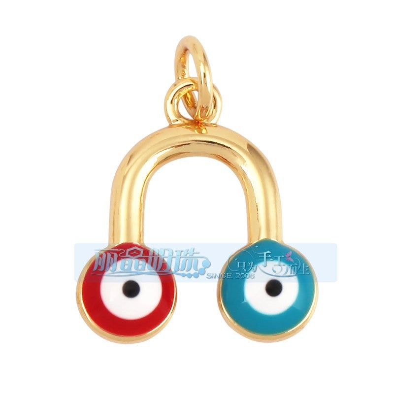 1 Piece Copper Devil’s Eye Pendant Jewelry Accessories