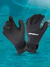 5mm Five Finger Dive Gloves Anti Slip Water Gloves for Diving Snorkeling Surfing