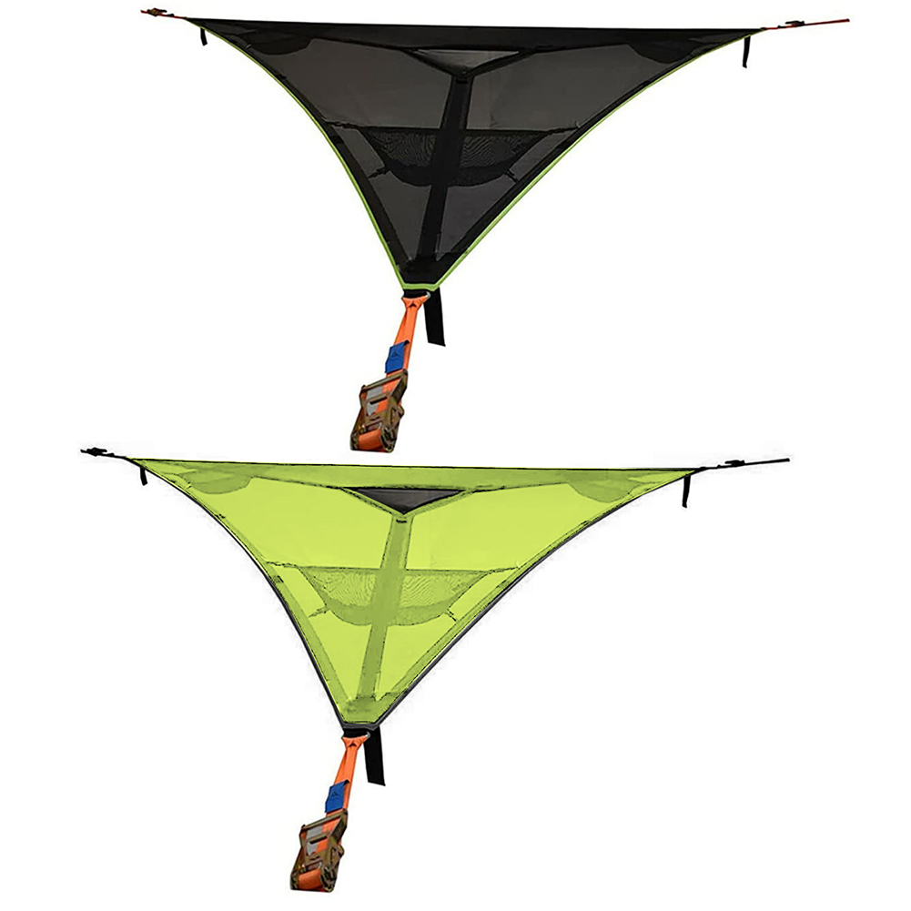 

Multi Person Hammock Portable Triangle Outdoor Camping Hanging Sleeping Bed, Black 2 meters, 501 Original