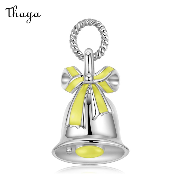Thaya 925 Silver Epoxy Bell Necklace