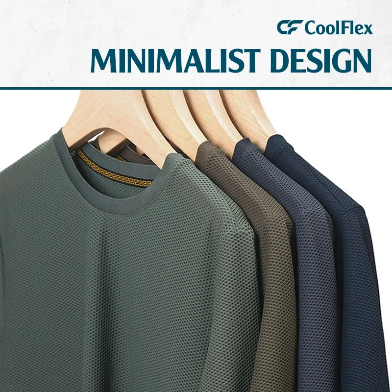 CooliFlex - Breathable Ice Silk Waffle Weave T-shirt 