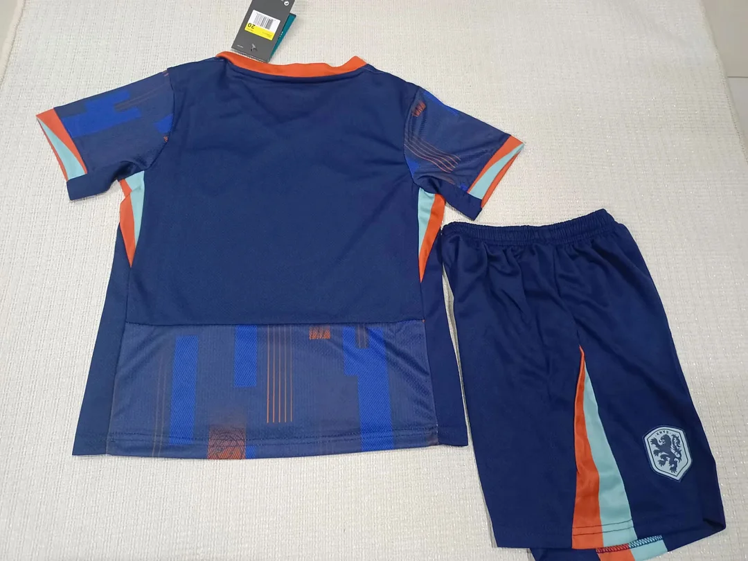 2024 Kids Size Netherlands National Team Away Football Shirt 1:1 Thai Quality