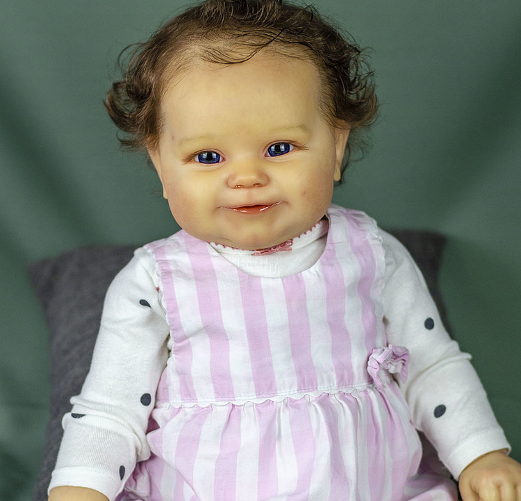  22"  Evelyn Realistisch Reborn Baby Mädchen ( mit Stimm- und Herzmodul) - RSDP-Rebornbabypuppen-Rebornbabypuppen.de®