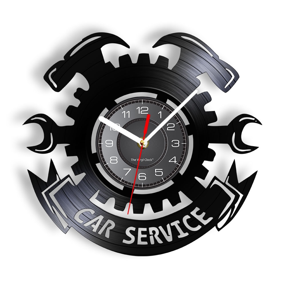 

Car Service Repair - Vinyl Record Wall Clock - Without LED, 501 Original