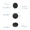 1080P HD Wireless Surveillance Cam Built-in Battery WiFi Monitor Camera Supports Night Vision Motion Detection for Baby Pet & Elder