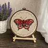 Butterfly Bead Embroidery Kit &ndash; 15x15cm DIY Cross Stitch Set