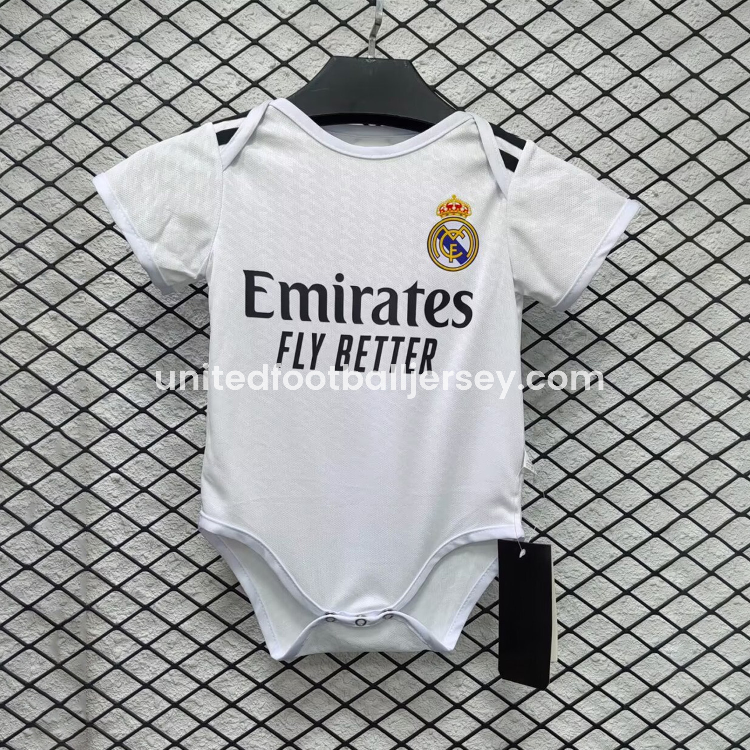 Real Madrid 24-25 Home Baby Crawling Suit