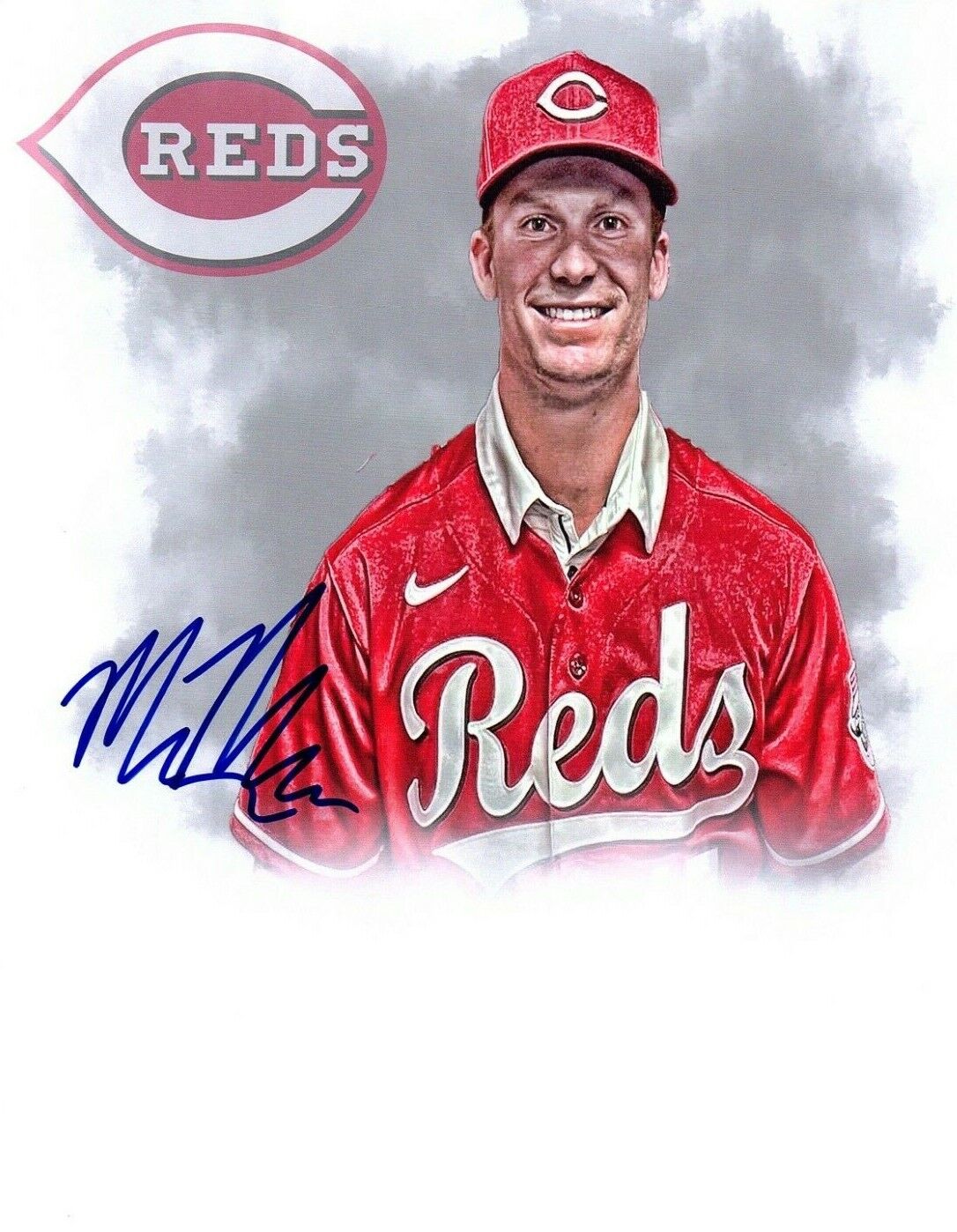 Matt McClain Cincinnati Reds prospect autograph signed 8x10 baseball Photo Poster painting UCLA!