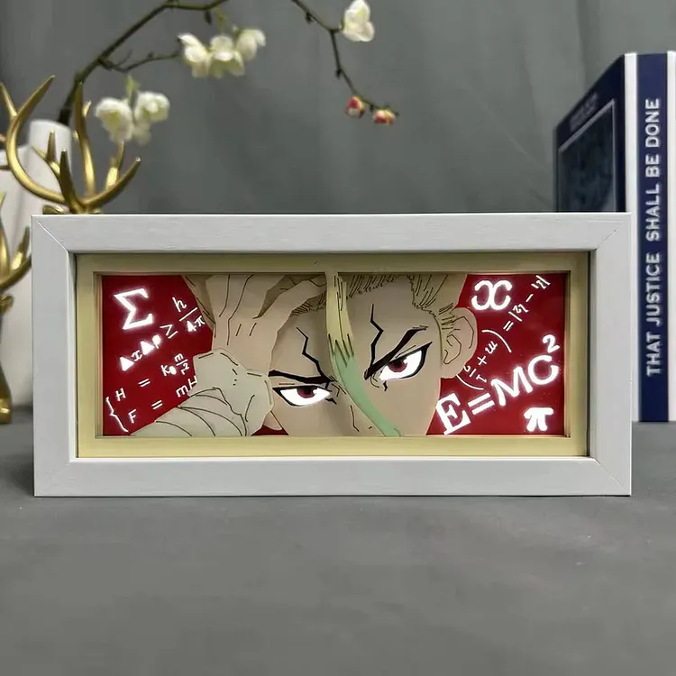 3D LED Box Light - Dr.STONE-Senku Ishigami