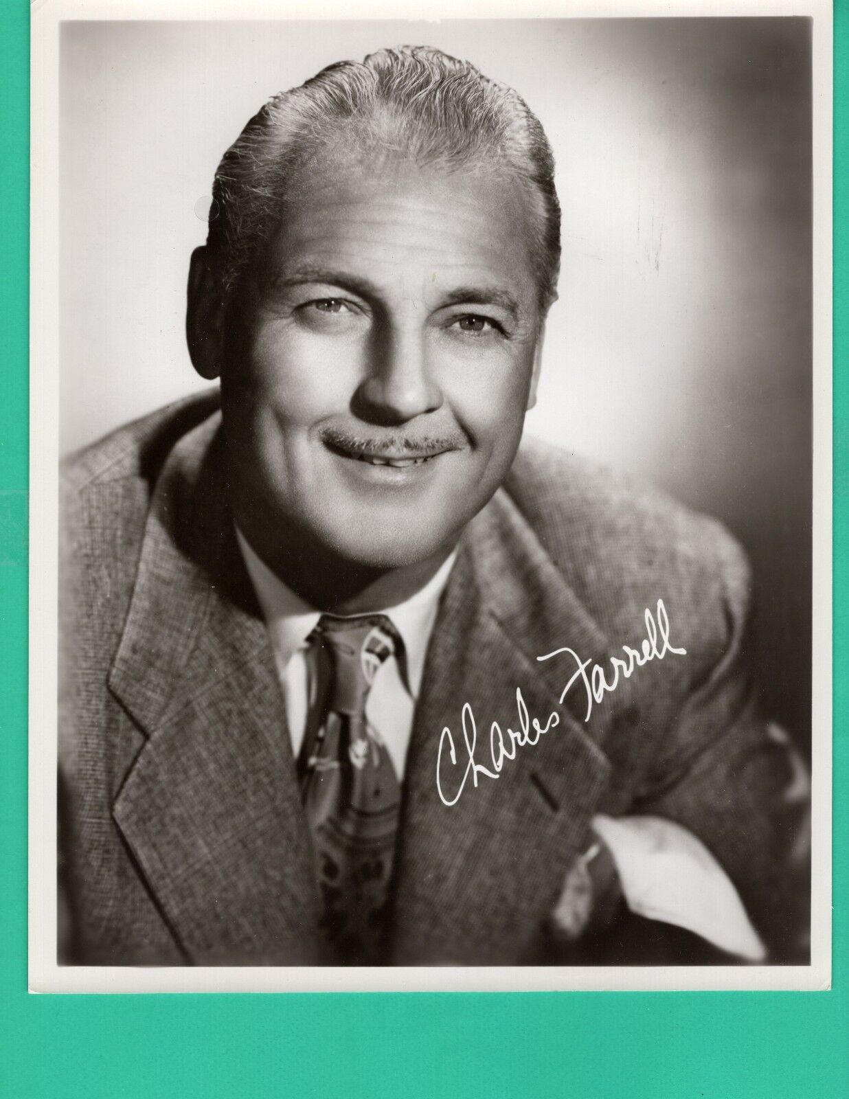 CHARLES FARRELL Actor Movie Star 1950's Vintage Photo Poster painting 8x10