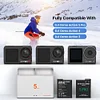 DJI Action5pro/4/3 Dual-Slot Battery Charging Storage Box Long-Lasting Low-Temperature Fast Charging Charger Osmo Sports Camera
