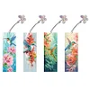 4Pcs Diamond Painting Hummingbird Flowers Bookmark Making Kit for Book Lovers