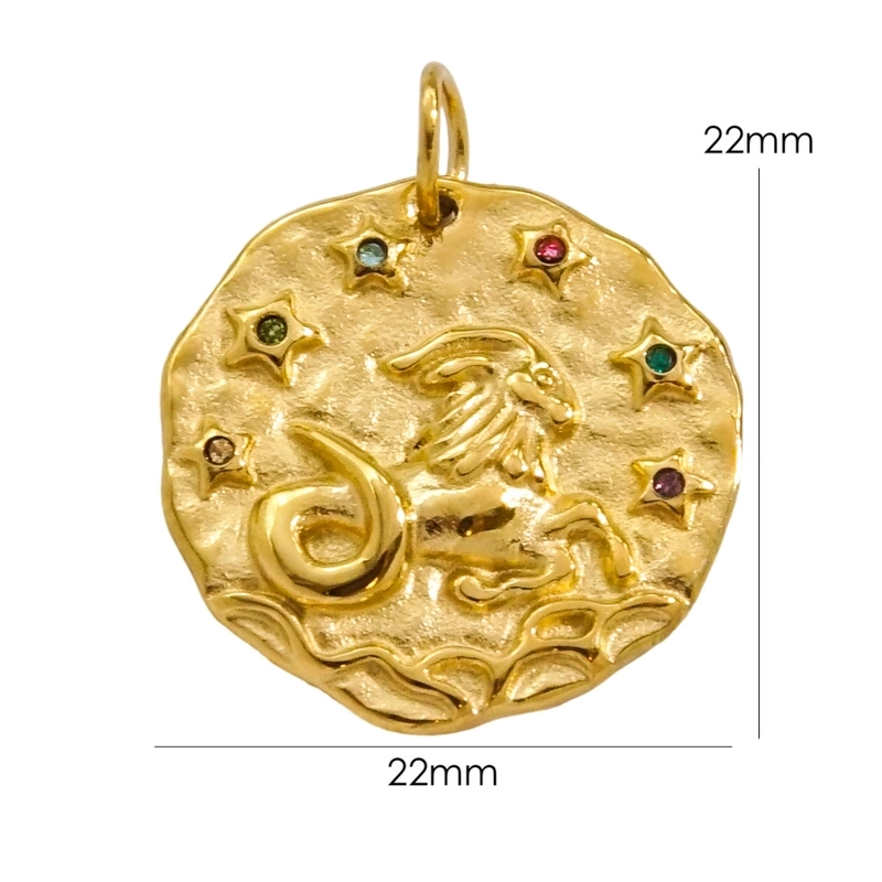 3 Pieces 304 Stainless Steel Rhinestones Constellation Pendant